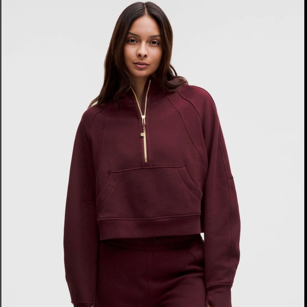 Lululemon Scuba oversized Half Zip Hoodie